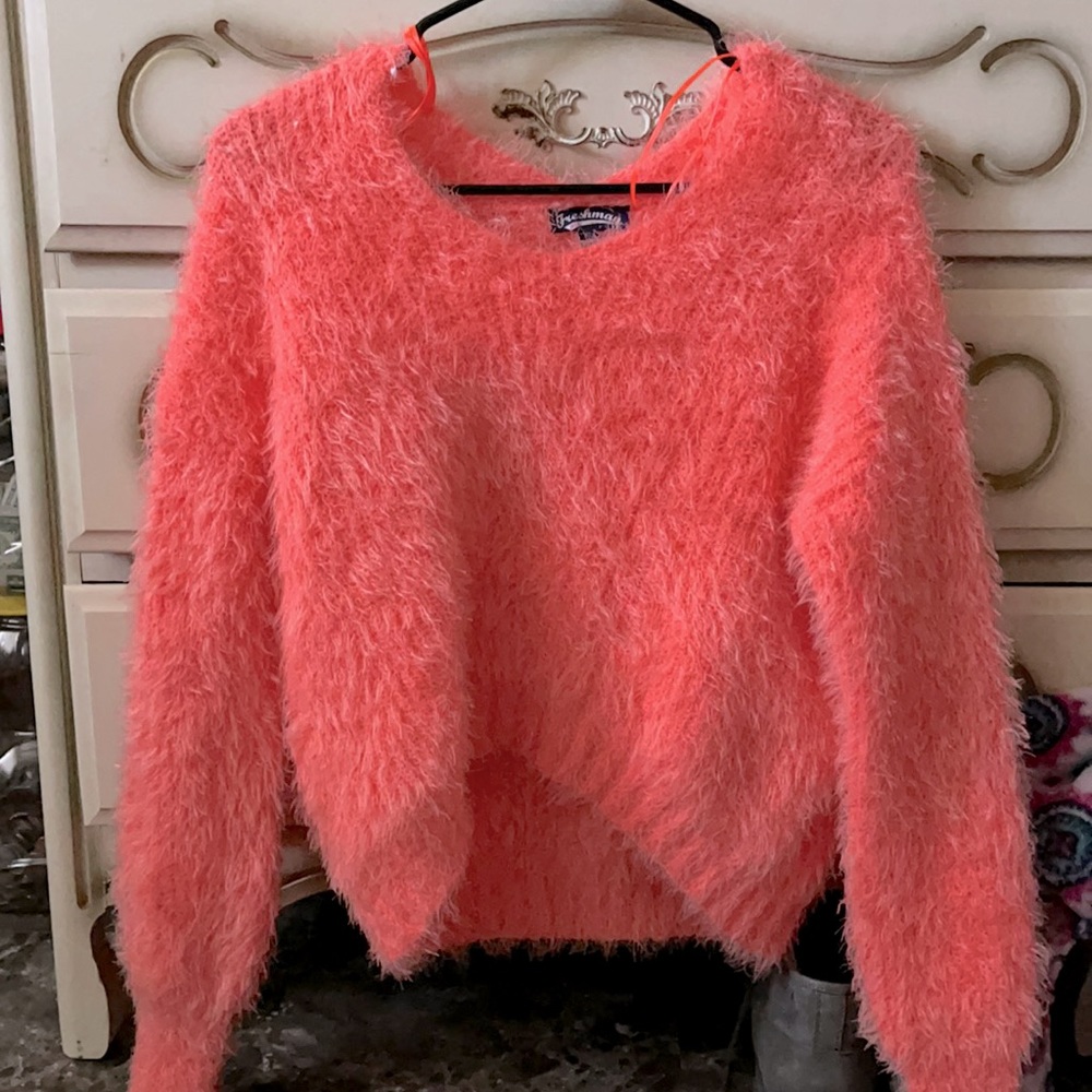 Women’s fuzzy sweater